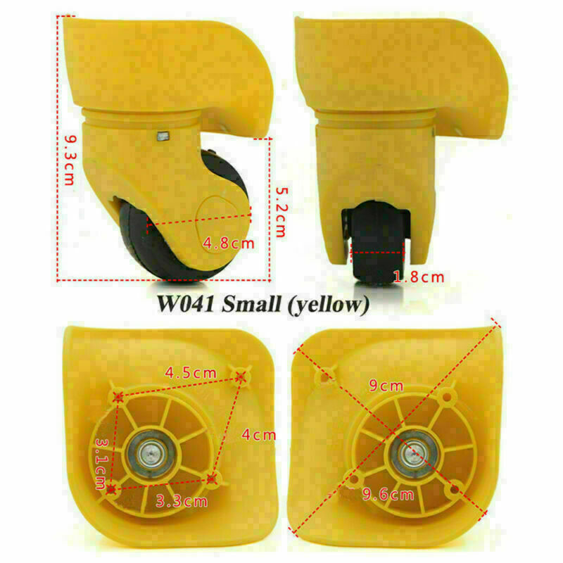 Travel Luggage Wheel Repairment 360 Rotation Caster Replacement for Suitcase