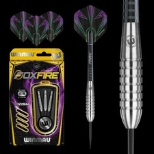 WINMAU FOXFIRE 80% TUNGSTEN 22 GRAM STEEL TIP DARTS 1035.22