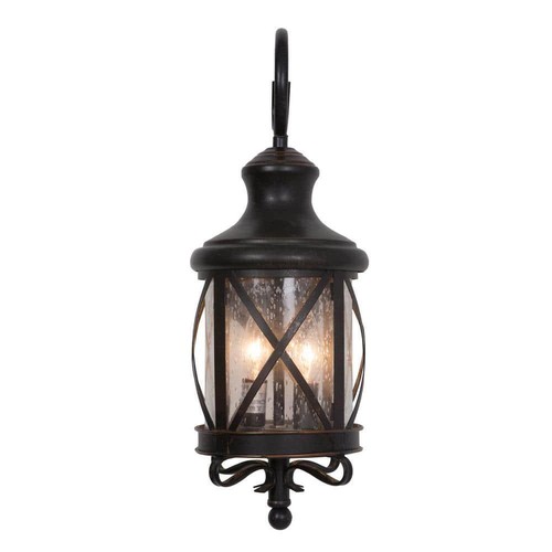 Yosemite Home Decor Outdoor Sconce 19.5"Hx7.5"Wx9.75"D Sturdy Oil Rubbed Bronze - Picture 3 of 4