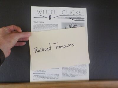 Wheel Clicks 1993 Oktober Pacific Railroad Society Weinzug Westside Monorail