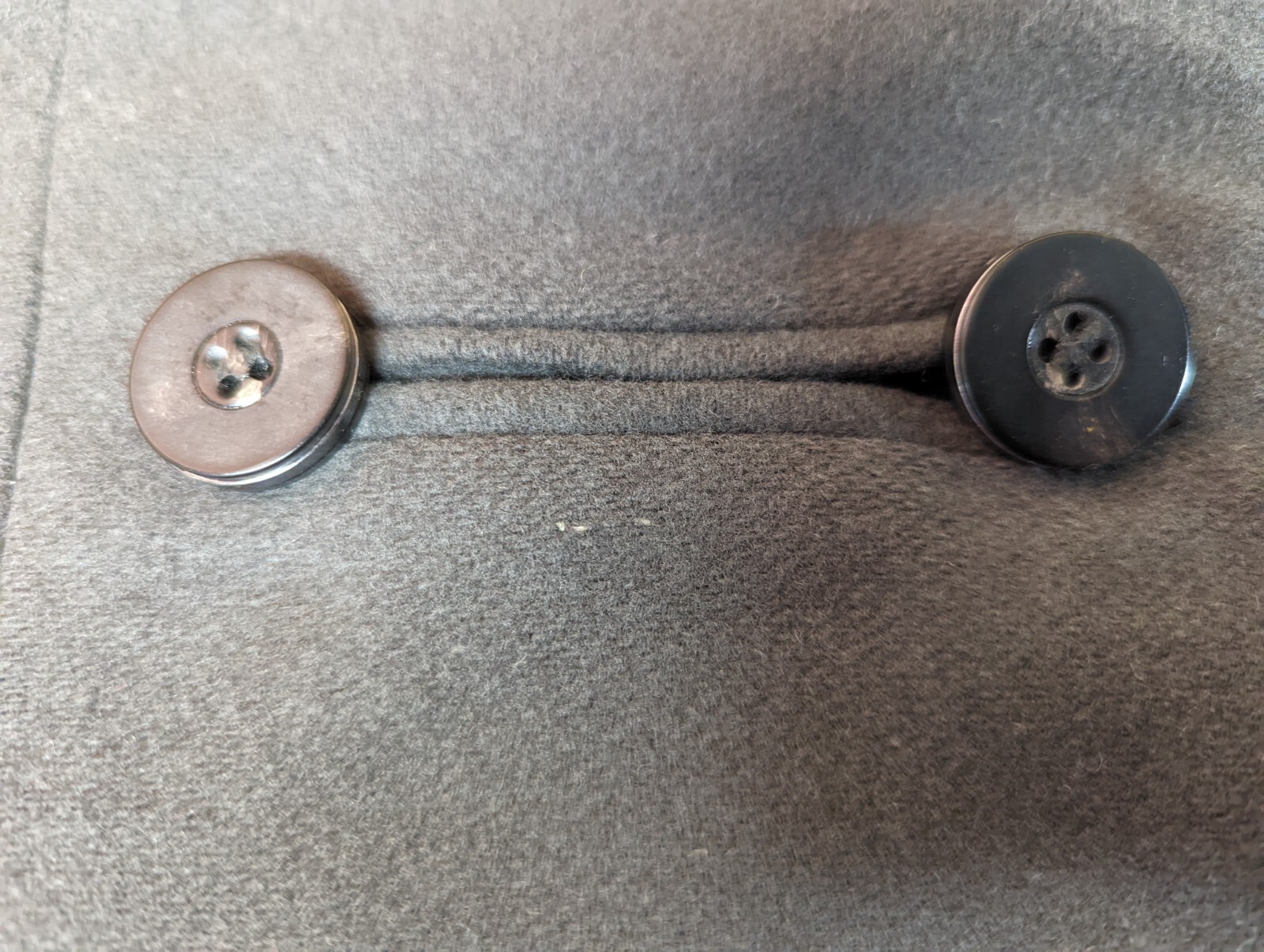 Zara Basic Double Breasted Wool Classic Military … - image 7