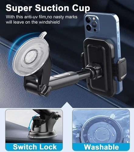 NEW Car Mobile Phone Holder Gravity Dashboard Suction Mount Stand For Universal - Picture 5 of 10
