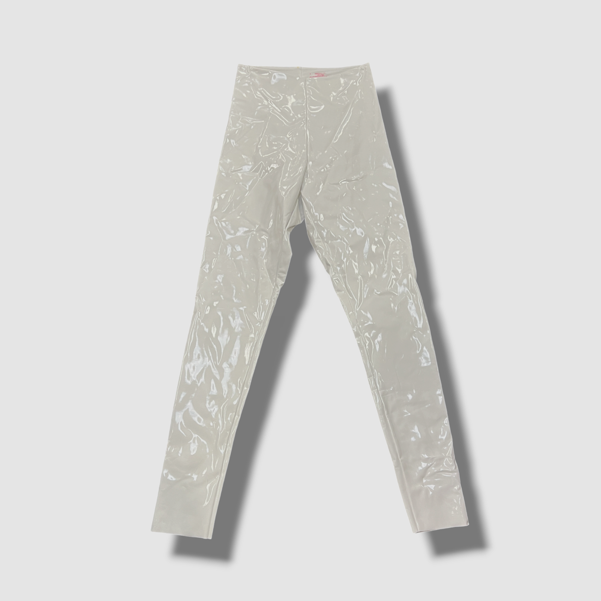 COMMANDO Women's White Faux Leather Control Patent Leggings Pants