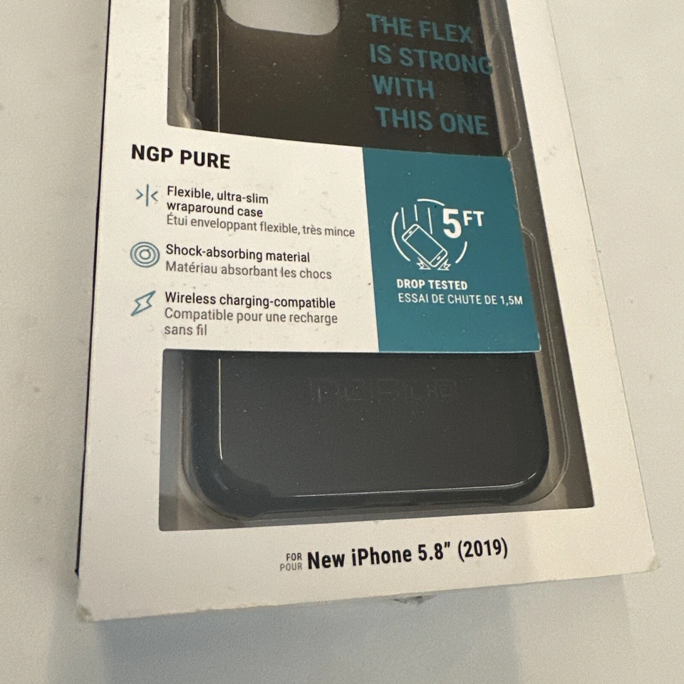INCIPIO NGP PURE CASE FOR IPHONE 11 Pro Only 5.8”2019 Flex 5ft Drop Smoke Black - Image 3 of 4
