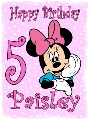 MINNIE MOUSE BIRTHDAY T-SHIRT Personalized Any Name/Age/Family Toddler to  Adult
