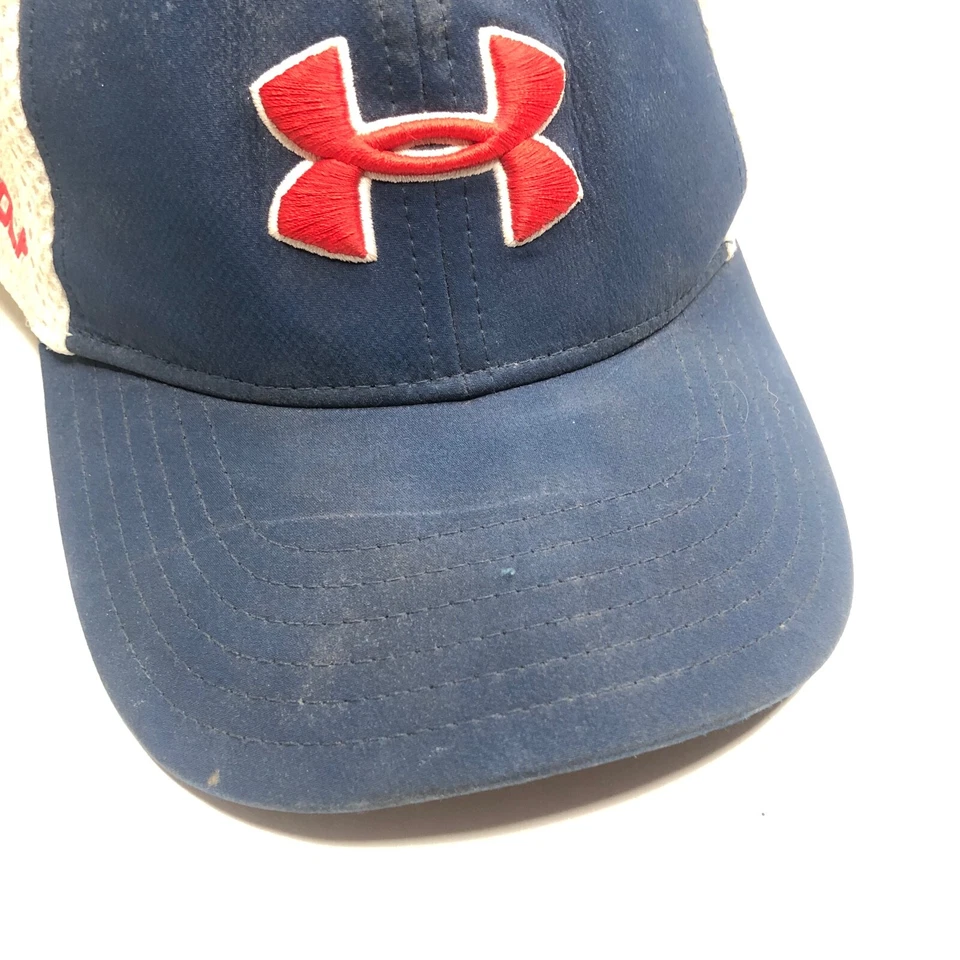 Шляпа Under Armour для мальчиков синяя для гольфа размер маленький средний детская молодежная для мальчиков спортивная - Изображение 2 из 4