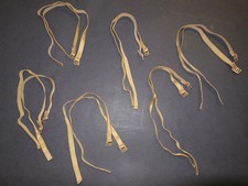 New Lot of 6 Pair Nude Fabric Elastic Sew On Adjustable Straps Costuming Ballet