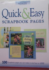Quick  Easy Scrapbook Pages by Memory Makers Editors 2003, Paperback Book
