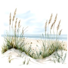 Wandbild Dünen Gräser Strand Meer Maritim Deko Bild Dekofliese Wandfliese Kachel