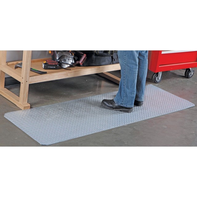 Garage Floor Mat Rubber Diamond Plate 9 Ft Roll Flooring Protector