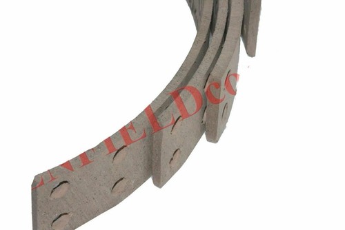 Brake Shoe Pad Linings Set of 4 Units With Rivets For Ford 3600 Tractors - Picture 5 of 5