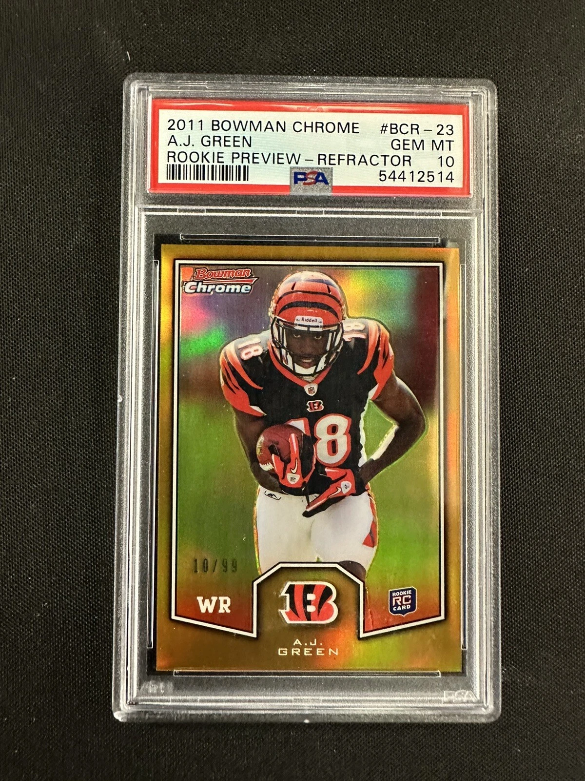 AJ Green Bowman Chrome Rookie Preview #BCR23 Refractor
