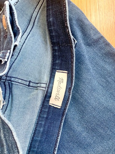 Madewell Jeans Damen 26P Stovepipe Straight Midrise Dark Wash 26 - Bild 15 von 17