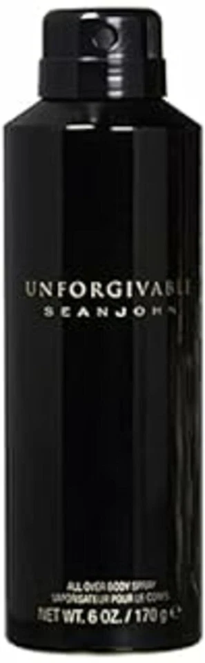 Paquete de 2 desodorantes corporales imperdonables para hombres Sean John 6 oz Foto 3 de 4