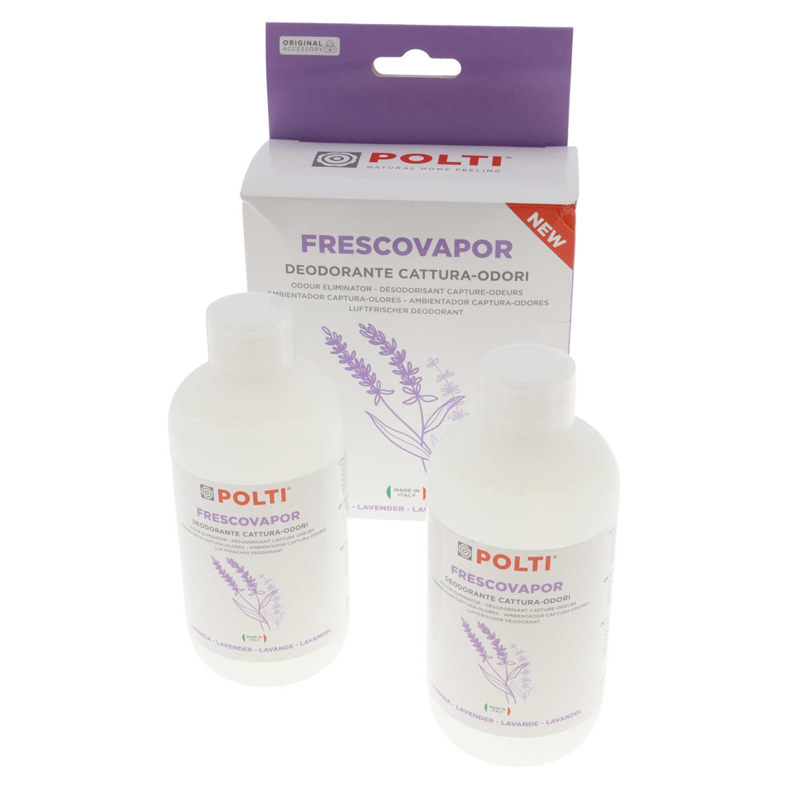 Polti 2x Frescovapor deodorant lavender Vaporetto Smart Handy Diffusion SV420