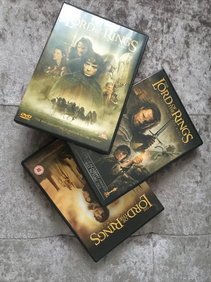 Complete Lord of the Rings & Hobbit Trilogy All 6 DVD Movies Set UK Region  2 PAL