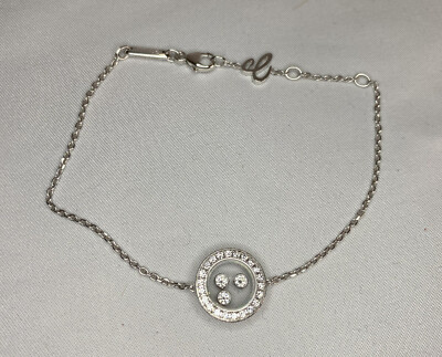 Chopard Armband ''Happy Diamonds Icons'' ethisches Weißgold mit Diamanten