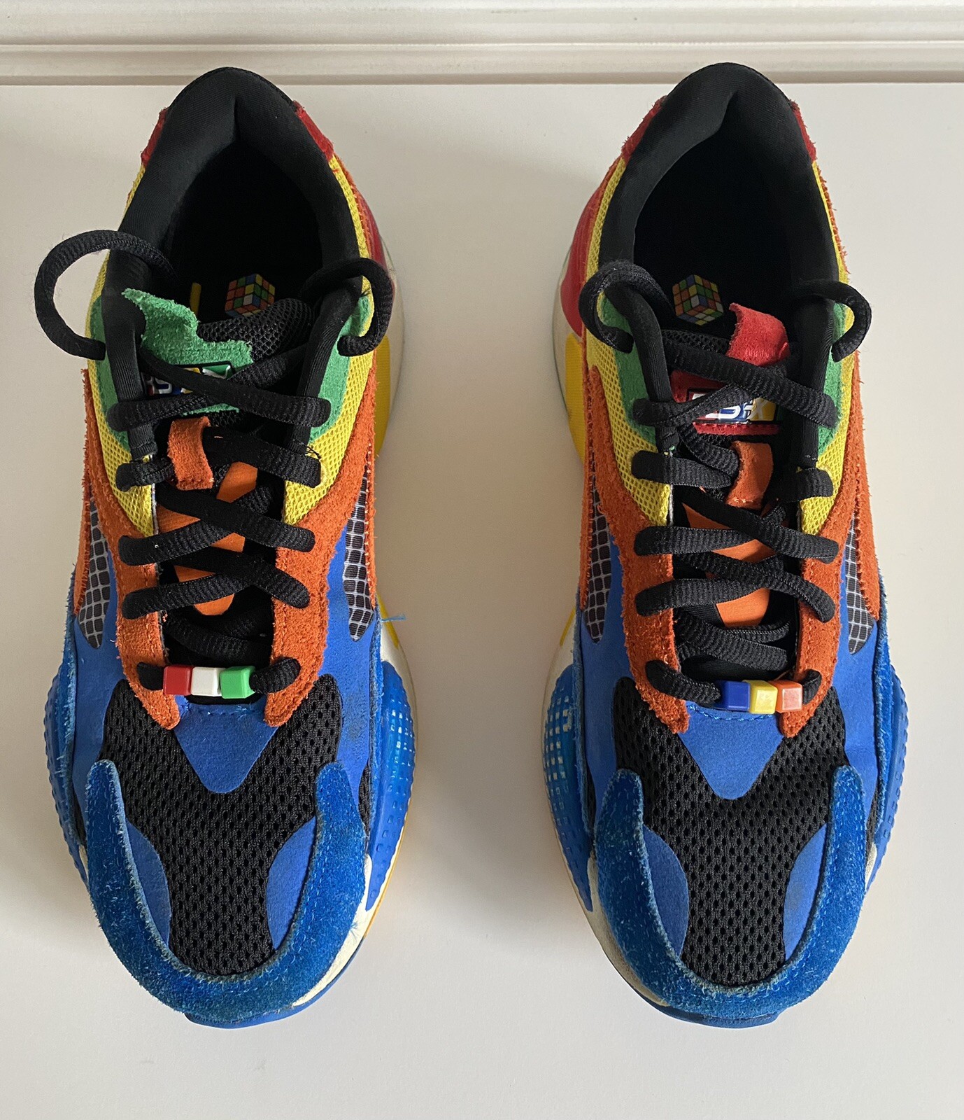 Men’s Sz 8.5 Puma RS-X Rubiks Limited Edition USE… - image 4