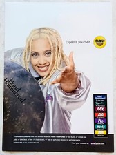 KID ROCK~STEFANIE EULINBERG~SABIAN DRUM CYMBALS~2000 PROMO POSTER~PRINT AD PINUP