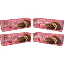 Little Debbie Jelly Crème Pies, 4 Boxes, 32 Individually Wrapped Cakes
