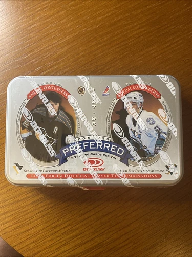 1997/98 Donruss Preferred Unopened Tin 5 Cards Precious Metals Jaromir Jagr