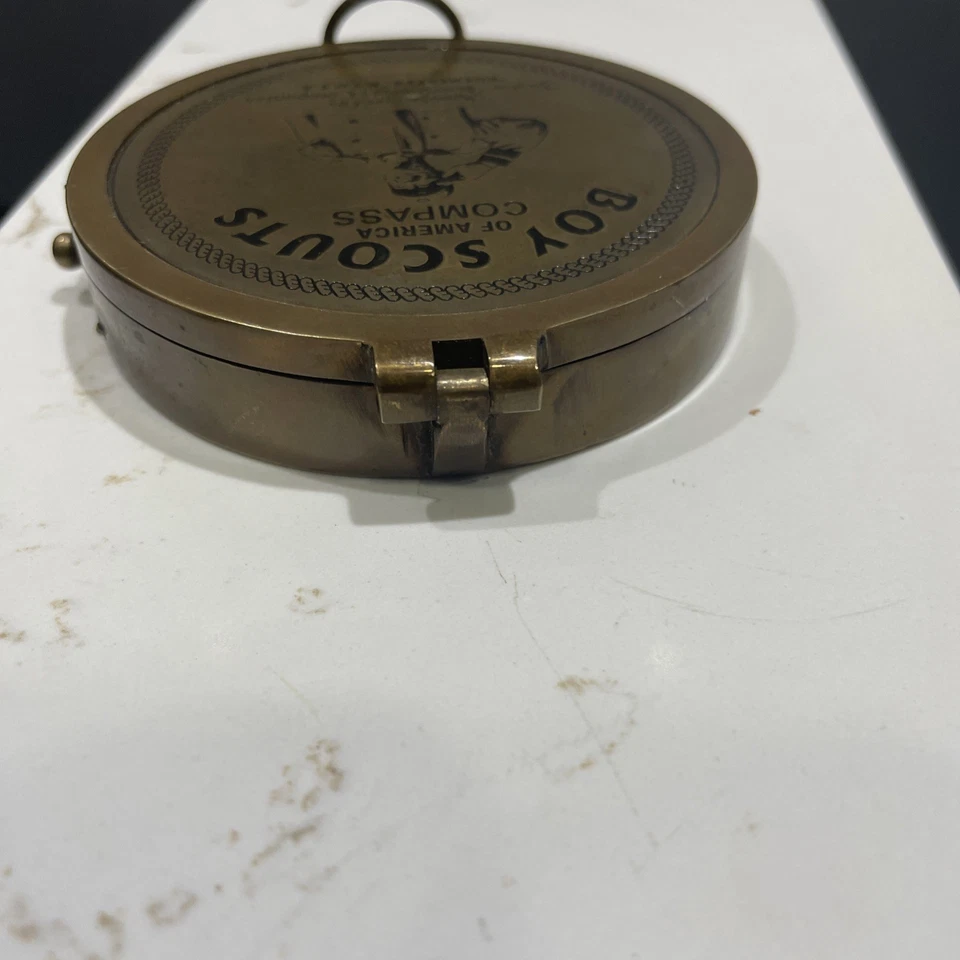 Brújula Boy Scout of America vintage. Hecho en Rochester, NY Foto 4 de 4