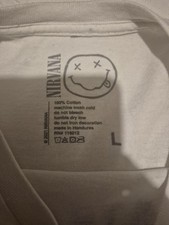 Mens Nirvana Oversized T-Shirt Large