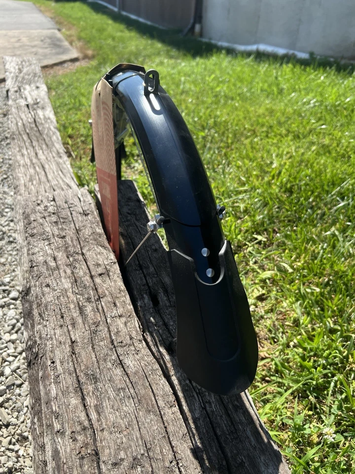 Guardabarros Planet Bike CASCADIA ALX Negro Aluminio Cobertura Completa 26" MTB 26 x 1.9 Foto 4 de 4