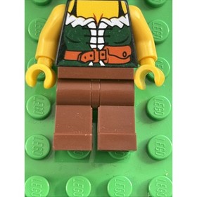 Lego Gold Prospector Woman Minifigure #edu022 Set #9349 Fairy Tale & Historic