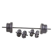 105 Pound Barbell Weight Set for Home Gym Adjustable Weight Set with Two