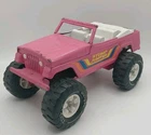 Vintage Tonka Pink Jeepster Stump Jumper Jeep #49250 Pressed Steel No Top USA