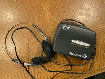 Vintage Coby Cassette Player Working Asthma  Pharma AstraZeneca 1996 Sample