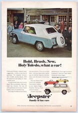 Jeep Jeepster Commando Convertible Kaiser 4wd Sportscar 1967 Print Ad Blue Jeep Jeepster Commando Convertible Kaiser 4wd Sportscar 1967 Print Ad Blue