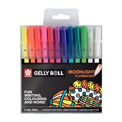 Sakura Gelly Roll Gelstift Moonlight Fluorescent 12Stück