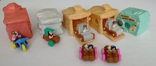 Vtg McDonald's Happy Meal Toys - 1993 Flintstones - 4 Complete Toys Plus extras