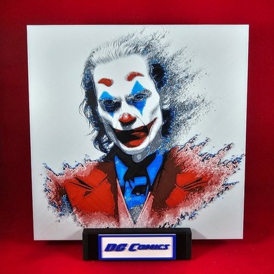 Chaotic Clown Character Wall Art 3D Printed Comic Inspired DecorPremium