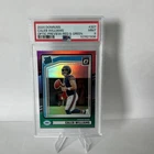 2024 PANINI DONRUSS 327 CALEB WILLIAMS OPTIC PREVIEW RED & GREEN PSA 9 Rookie RC