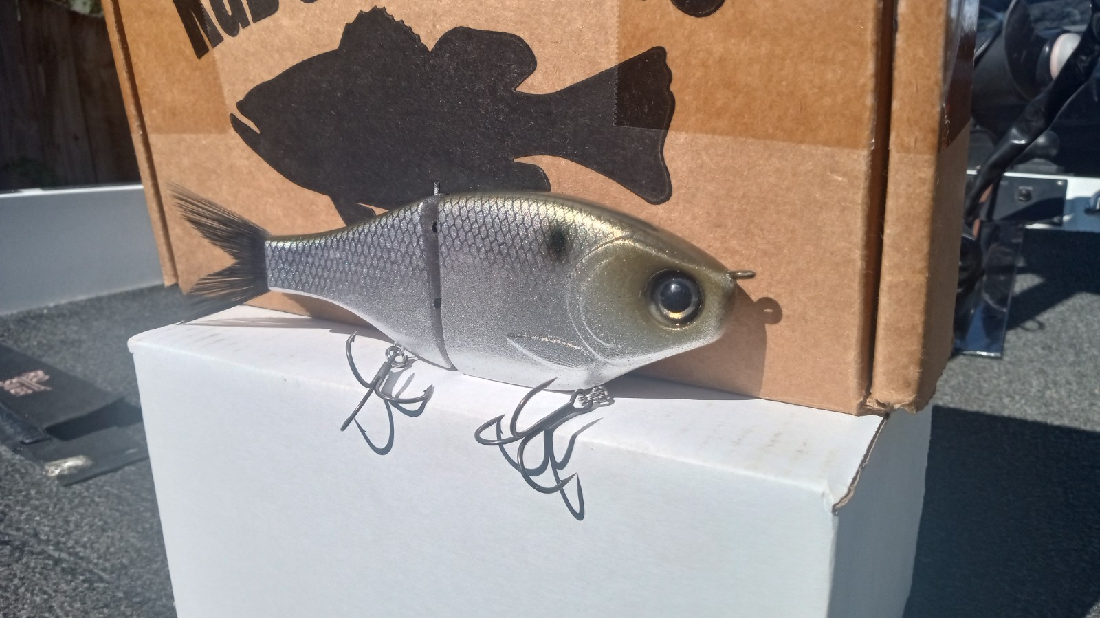 CLUTCH THE BABY BOSS GLIDE SWIMBAIT (GARRETT'S GIZZARD) BRAND NEW🔥7" 2 OZ - Image 3