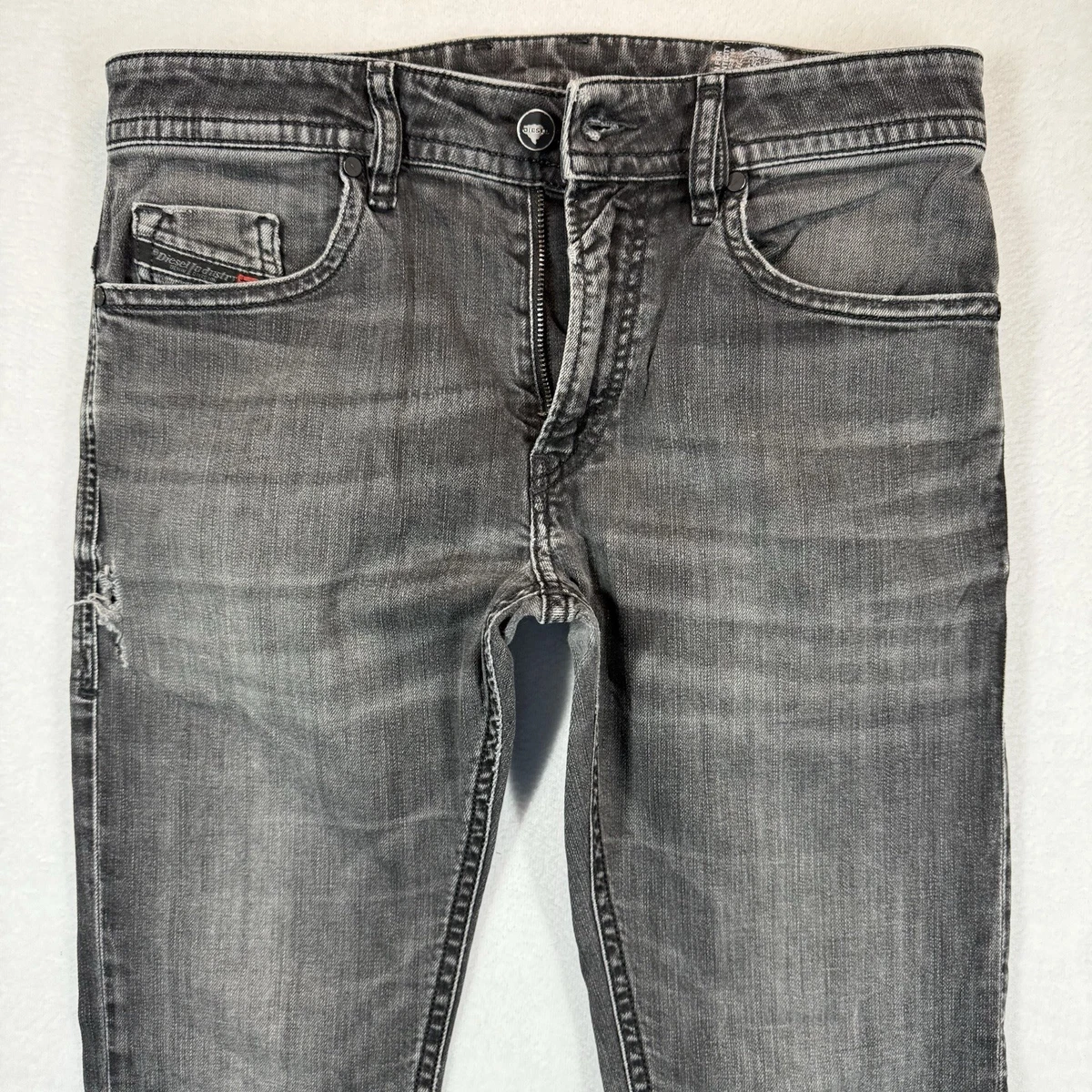 Hommes Diesel THOMMER-SP Ajusté Skinny Élasthanne Gris Jeans W34 L32