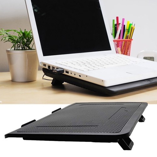 Laptop Cooler Portable 2 USB Powered Quiet Fans Laptop Notebook Cooling Pad - 第 3/8 張圖片