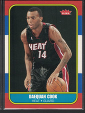 2007-08 Fleer Daequan Cook RC #86R-139 Retro Rookie 1986-87 Heat