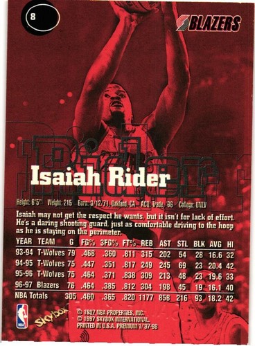 1997-98 SKYBOX PREMIUM BASKETBALL BASE SINGLES COMPLETE YOUR SET PICK YOUR CARD - Picture 17 of 200