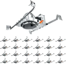 Mw 24 Pack 4 Inch Can Lights Housing New Construction, Recessed Can Housing for 