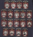 Denmark Poster Stamps  SCHOUS COFFEE / DANISH KINGS