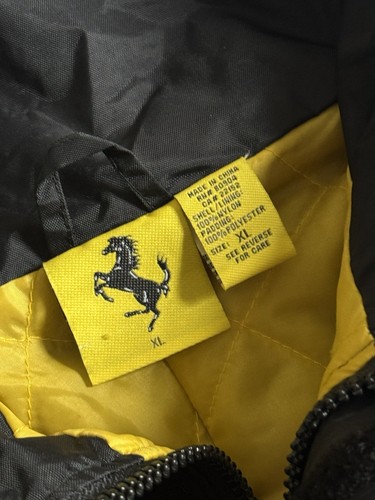 Ferrari XL Official Jacket Zip Nylon Coat Parka Vintage Bomber Racing 90s - Picture 6 of 16