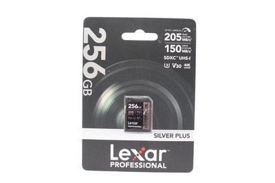 Lexar Profession Silver Plus 256GB SDXC UHS-I Card (Unopened)