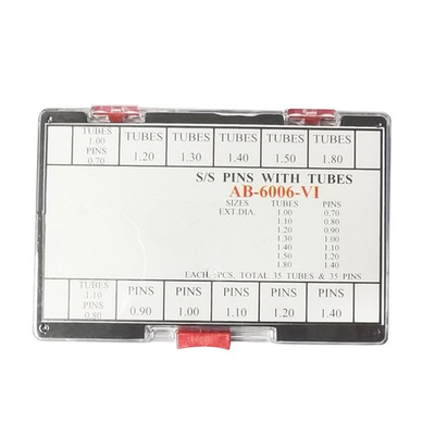 #ad 35Pack Steel Watch Band Strap Pressure Pins With Tubes Kit Watch Repair Tool $17.66