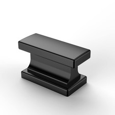 10 Pack Matte Black Kitchen Cabinet Knobs - Dresser  Drawer Knobs - Zinc Cabine