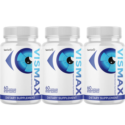 Vismax Eye Health Support Formula, (3 Pack) Official Vision Supplement