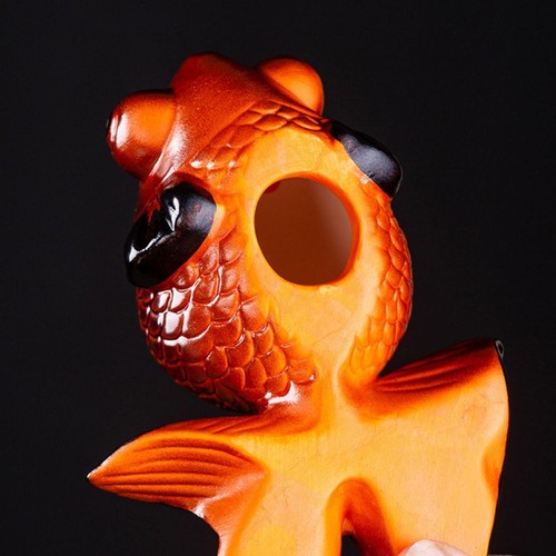 Exquisite Fish Sculpture Small Ceramic Fish Ornament Tea Tray Decor - Picture 3 of 6